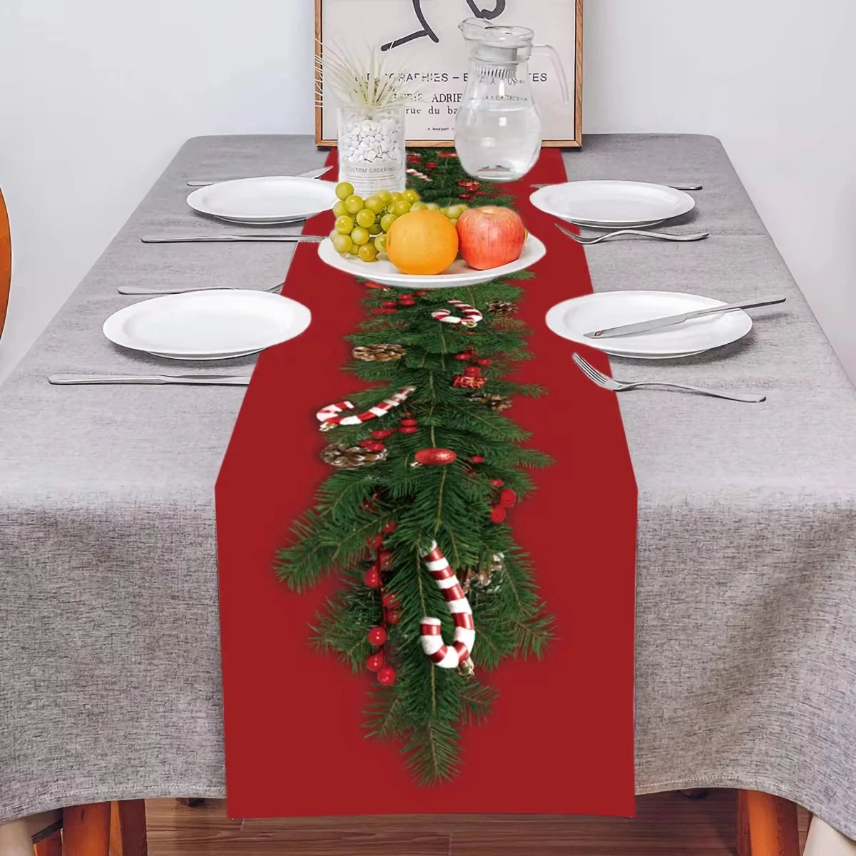 Table Runner Christmas Decoration For Home Decor 2025 Gifts