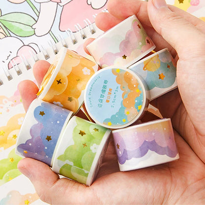 Macaron Color Acrylic Beads Handmade Drawn Cartoon Painting Loose Beads for Jewelry Making DIY Bead Pen Keychains Phone Chain