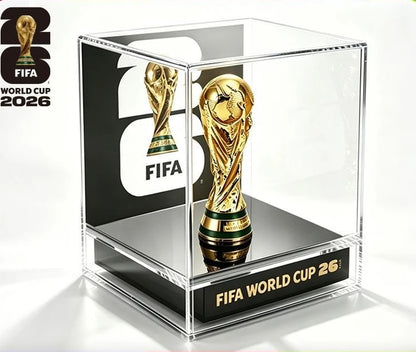 Official FIFA 2026 US Canada Mexico World Cup 3D World Cup Trophy Model Souvenir Decor Figurine Football Fan Gift - Trophy Mo