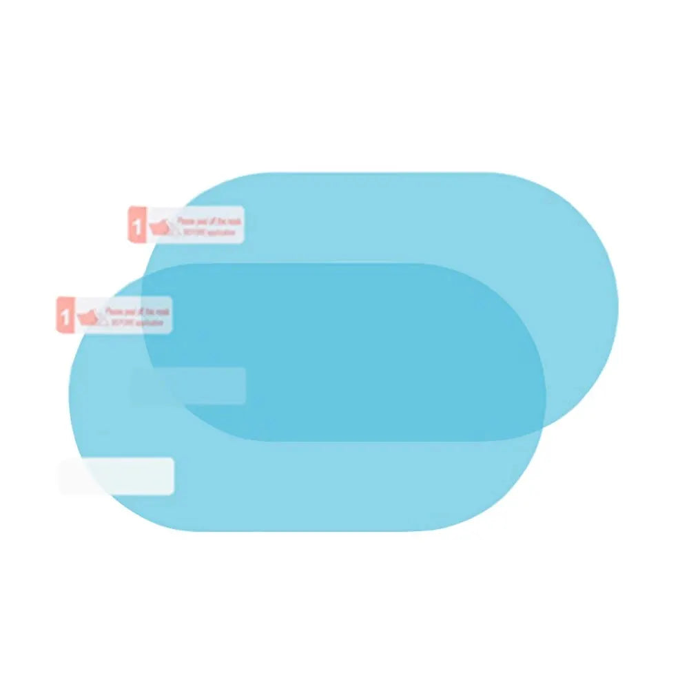 2pcs Universal Anti-Fog Anti-glare Rainproof Car Tuning Rearview Mirror Trim Film Cover Exterior Parts Car Glass Accessories 