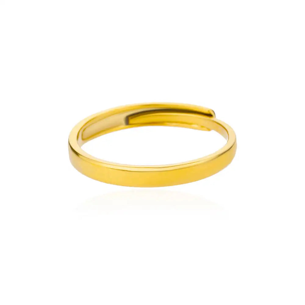 316L Stainless Steel Rings for Women Gold Color Never Fade Luxury Classic rings wedding couple rings Jewelry - JZ4817G