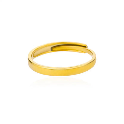 316L Stainless Steel Rings for Women Gold Color Never Fade Luxury Classic rings wedding couple rings Jewelry - JZ4817G