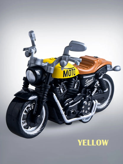 Model Diecast Motocycle Toys Ornament, 1:18/1:36 Car Rotating Rubber Rires Desktop Ornament Gifts - YLE-10 C