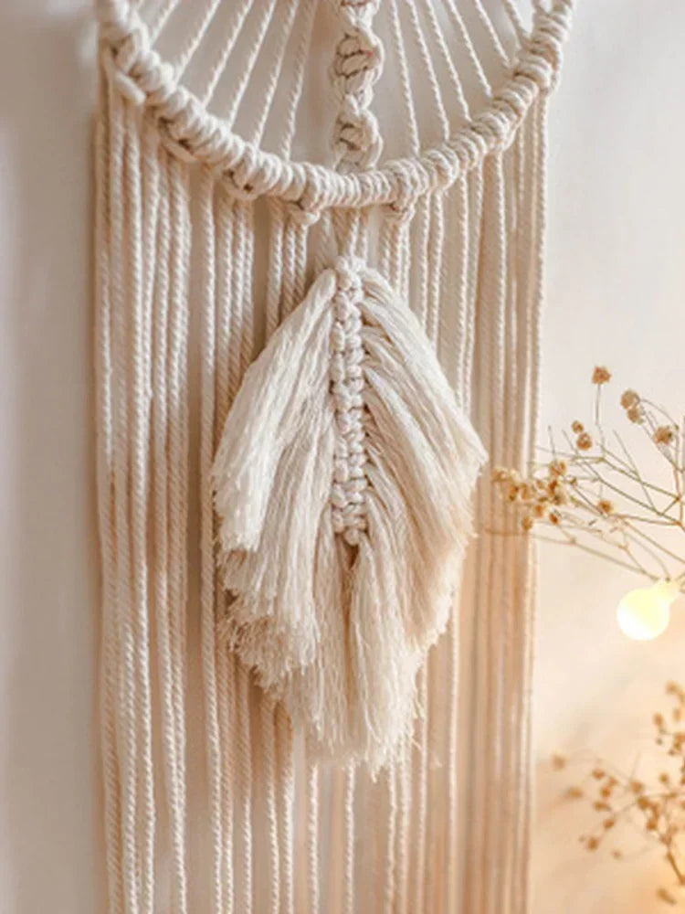 New Macrame Dream Catcher Nordic Wall Tapestry Ramadan Decoration Home Eid Mubrack Room Decoration Bohemian Children's Nurser