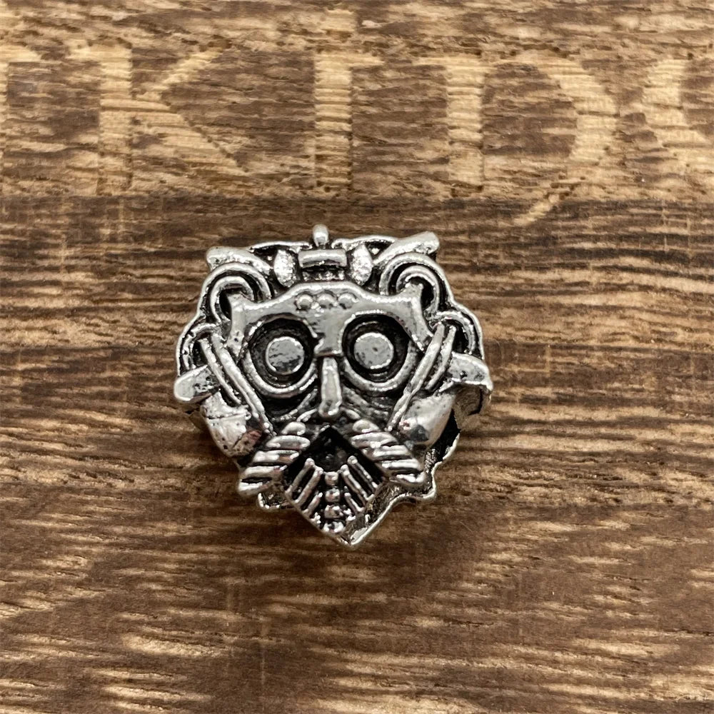 Nostalgia 1pcs Tree Of Life Small Beads For Hair Beard Braids Viking Accessories Charms Diy Jewellery Making Supplies - Slavi