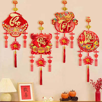 Vietnamese Spring Festival Decorations Paper Flowers Hanging Ornament 2026 New Year Home Decoraitons Room Wall Decor - S1