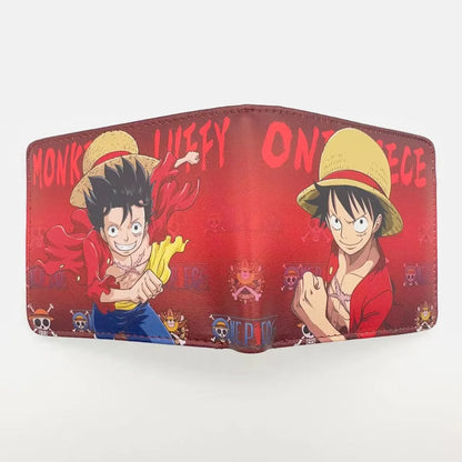 Anime One Piece Monkey D Luffy Roronoa Zoro Stylish and Simple Foldable Wallet Student Coin Purse Cute Things for Girls - 28