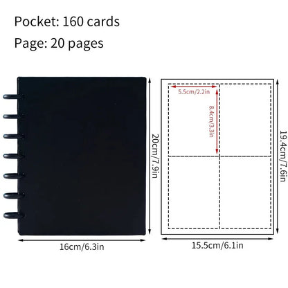 3inch Photocard Binder INS Photo Album K-pop Idol Collection Book 160 Pockets Photocard Album Collect Book Card Picture Album