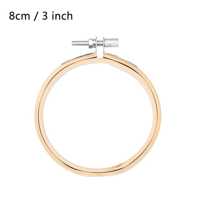 8/10/13/15/18/30cm Embroidery Hoop DIY Needlecraft Cross Stitch Machine Bamboo Frame Ring Round Loop Hand Household Sewing To