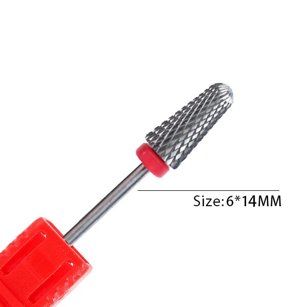 1pc Carbide Tungsten Nail Drill Bit Rotate Burr Milling Nail Cutter Bits Electric Drill Machine For Manicure Pedicure Tools -