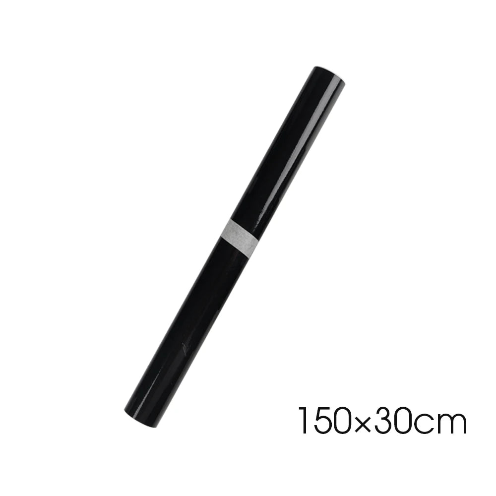 Piano Black Glossy Vinyl Wrap Film Self Adhesive Vinyl Sticker Bubble Free for Window Trim Mirror Car Motorcycles Bicycle Lap