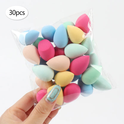 10/20/30/50/100Pcs Mini Makeup Sponge, Expands When Exposed to Water, Suitable for All Skin Types - 30Pcs C