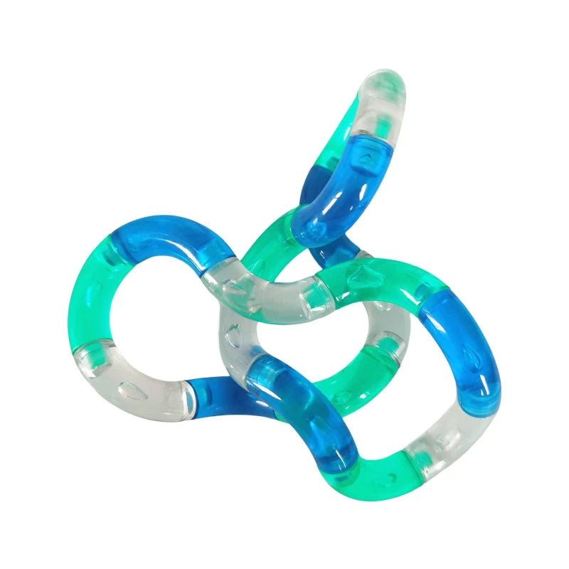 Tangle Fidget Gifts Ornament Color Transformation Toys Finger Rope Toys Creative Party Gifts Stress Relieving Tangle Rope - S
