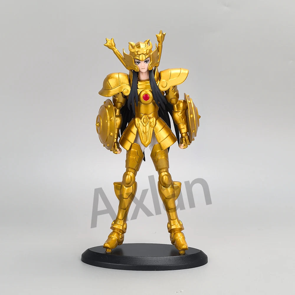 Gold Saint Seiya Figure Saint Sagittarius PVC Action Figure Libra Gemini 18CM Amine Toy Figurine Aixlan - L no box