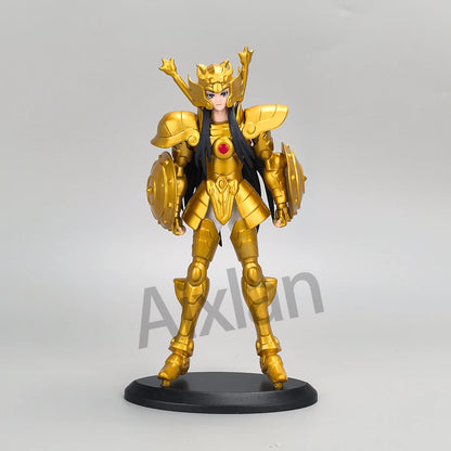 Gold Saint Seiya Figure Saint Sagittarius PVC Action Figure Libra Gemini 18CM Amine Toy Figurine Aixlan - L no box