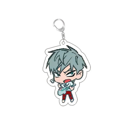 Anime Alien Stage Chibis Keychain Luka Ivan Till Mizi Hyuna Sua Key Ring Game Accessories Backpack Pendant Prop Jewelry Gift 