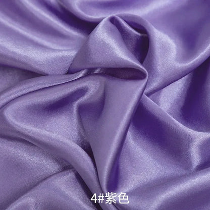 0.5m/1m/2m Satin Fabric Lining Soft and Shiny Silk-Like Material,for Clothing and Lining, Garments, DIY Craft, and Gift Wrapp