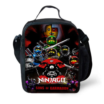 Child School Cool Game NinjagoS-Backpack with Lunch Bags ,Pencil Bags ,School Bags for Boys Girls Best Gift - CB-46X23A5