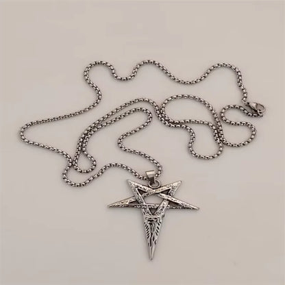 Vintage Cross Pendant Necklace Unisex Versatile Simple Long Sweater Chain Hip Hop Accessory - 24