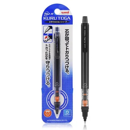 Janpan UNI Kuru Toga Mechanical Pencil M5-452 Drawing Pencil 0.5mm Low Center of Gravity Automatic Rotation School Supplies -