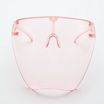 Full Face Sunglasses Mask Women Men Protective Faceshield Glasses Goggles Covered Spherical Lens Anti-Spray Cycling Sunglasse