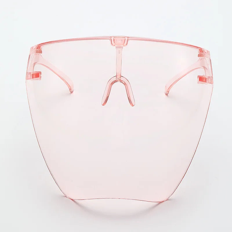 Full Face Sunglasses Mask Women Men Protective Faceshield Glasses Goggles Covered Spherical Lens Anti-Spray Cycling Sunglasse