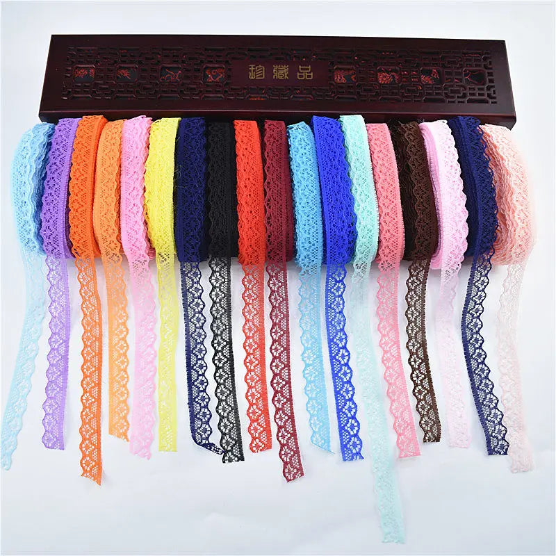 10yards lace Ribbon tape width 14MM African lace fabric DIY wedding decoration accessories,women's wear,floral accessories et