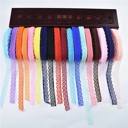 10yards lace Ribbon tape width 14MM African lace fabric DIY wedding decoration accessories,women's wear,floral accessories et