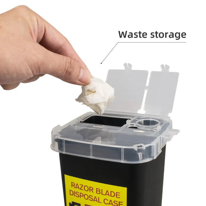 1L Yellow Red Black Tattoo Medical Plastic Sharps Container Needle Disposal Waste Box Tattoo Needle Tips Accessories
