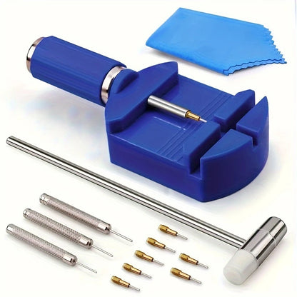 Watch Link Removal Tool Kit, Watch Band Tool Strap Chain Pin Remover Repair Tool Kit For Watch Band Strap Adjustment, Watc - 