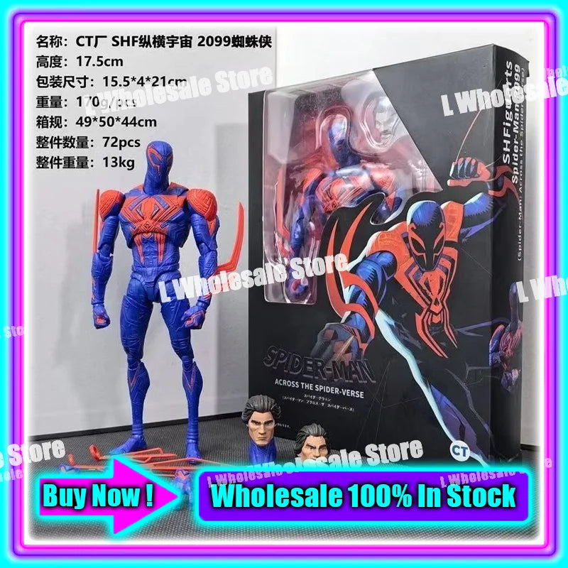 In Stock Mess Toys Superior Symbiote Scarlet Spider Ct Toys Spiderman Daredevil Batman Wolverine Anime Action Figure Gifts To