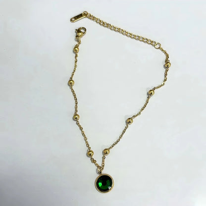 Stainless Steel Bohemian Style Personalized Anklet - E4