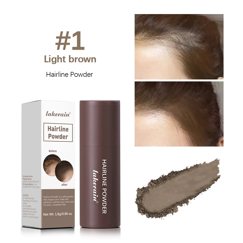 Waterproof Hairline & Root Concealer Pen – Instant Grey Coverage with Easy Blend Powder Stick for Normal Hair - 1