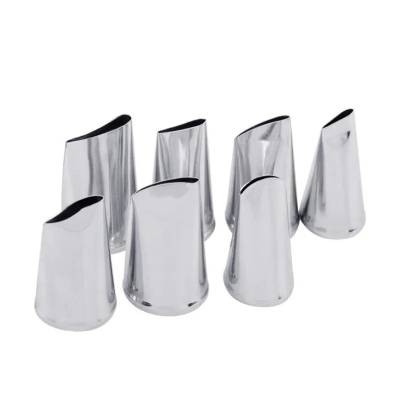 7pcs/set Cake Decorating Tips Set Cream Icing Piping Fondant Rose Nozzle Pastry Tools Fondant Decorating Tools
