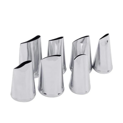 7pcs/set Cake Decorating Tips Set Cream Icing Piping Fondant Rose Nozzle Pastry Tools Fondant Decorating Tools