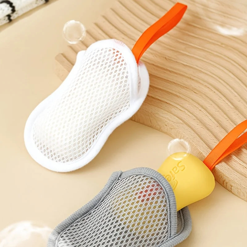 Soap Foam Net Soap Bag for Bath,Face Wash,and Shower Gel-Durable Mesh Design with Ergonomic Handle,For Cleansing,Soap Dispens
