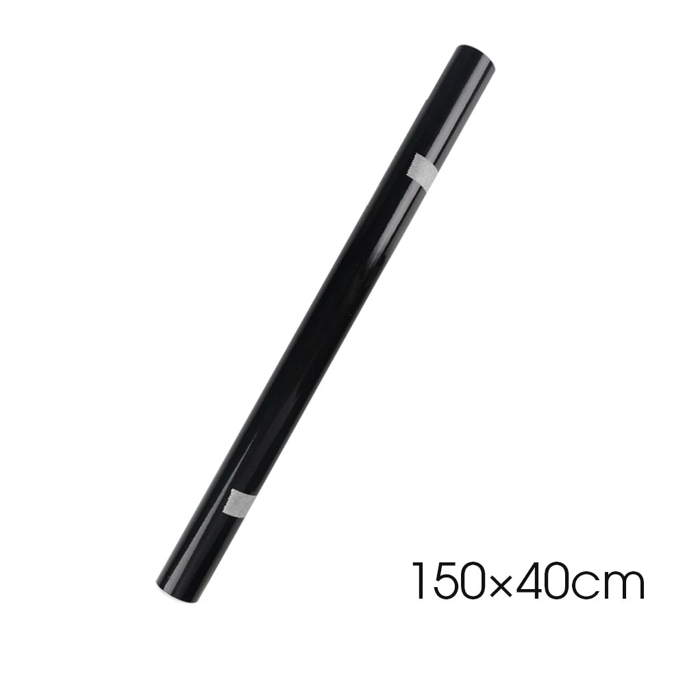 Piano Black Glossy Vinyl Wrap Film Self Adhesive Vinyl Sticker Bubble Free for Window Trim Mirror Car Motorcycles Bicycle Lap