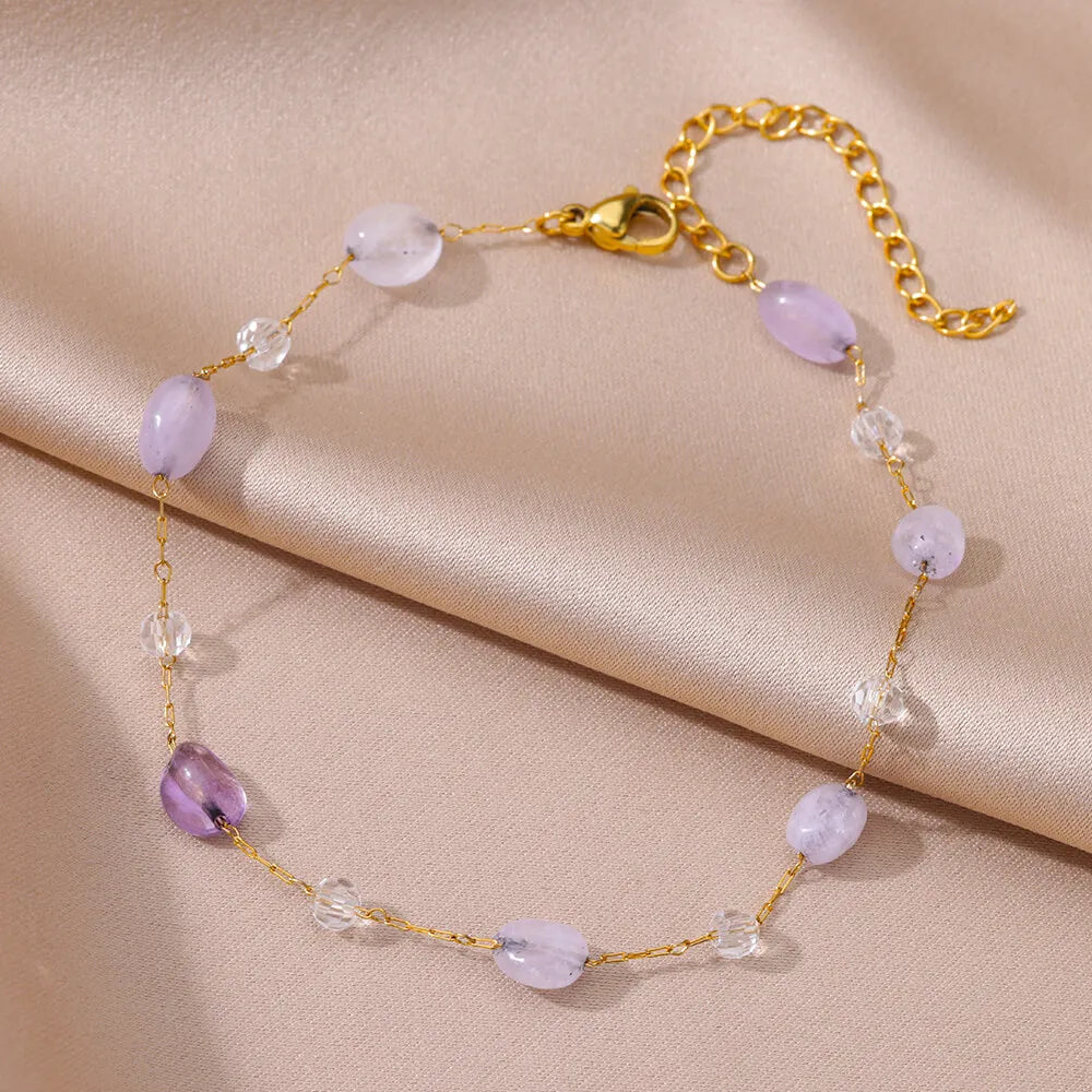Anklets for women Foot bracelet women summer accessories Bracelet on the leg stainless steel ankle chain Jewelry - J