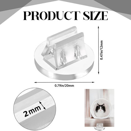 10/20/50Pcs Mini Card Stands Plastic Place Card Holders Paper Miniature Bases Board Clips for Game Wedding Party Price Tags
