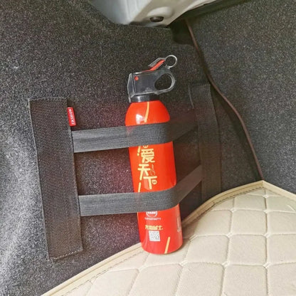 Car Trunk Organizer Elastic Fixing Belt Storage Bag Tapes Fire Extinguisher Fixing Belt Auto Interior Accessories 40-80CM