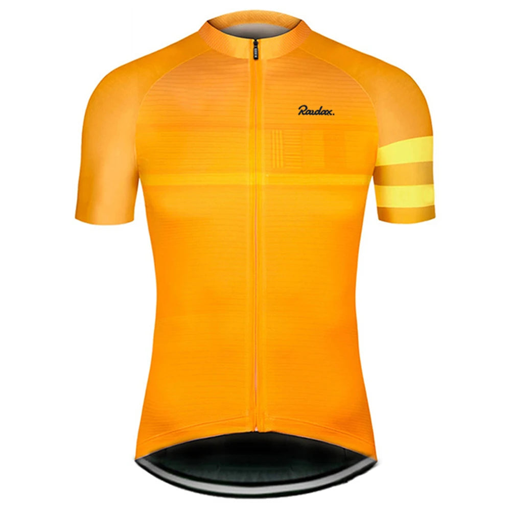 Men Cycling Jersey Raudax Classic Black Cycling Racing Tops Short Sleeve Cyclist Clothes Shirt Maillot Summer Bicycle Bike We