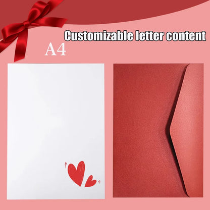 DIY Custom Envelopes Letter, Valentine's Day Letter Customization, Friend Blessing Letters, Company Documents Print, Mail a L