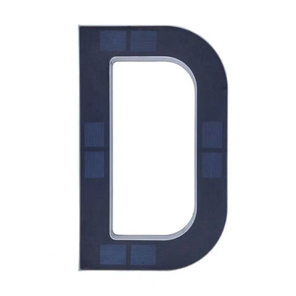Solar Lighted House Number Outside Light-up LED Address Number Waterproof Modern House Number Light Address Sign Home Decor