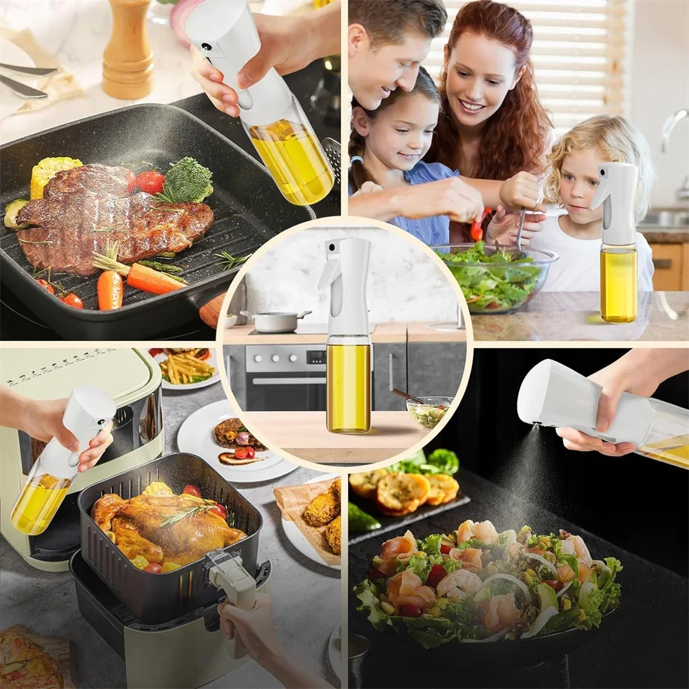 Oil Spray for Cooking - Olive Oil Dispenser Bottle Sprayer Mist-Reusable Food Grade Oil Vinegar,Spray Bottle Kitchen Accessor