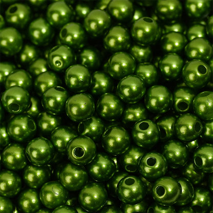 iYOE 3/4/5/6/8/10/12mm Colorful Acrylic Pearl Beads Loose Spacer Beads For Needlework Jewelry Making Bracelet Necklace Earrin