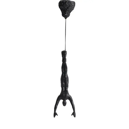 Climbing Athlete Man Art Sports Wall Hanging Ornaments Home Figures Miniatures Rock Climbing Man Resin Sculptures Statue ﻿