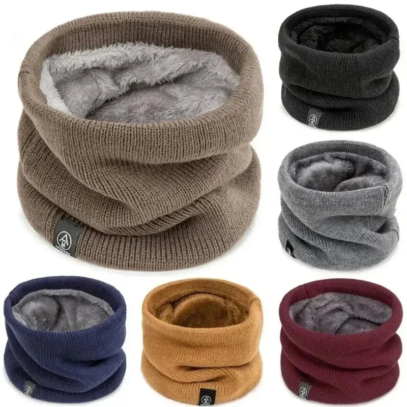 Knitted Neck Warmer Sports Scarf Fashion Soft Women Men Face Cover Winter Skating Running Hiking Scarves Thick Cold-proof Col