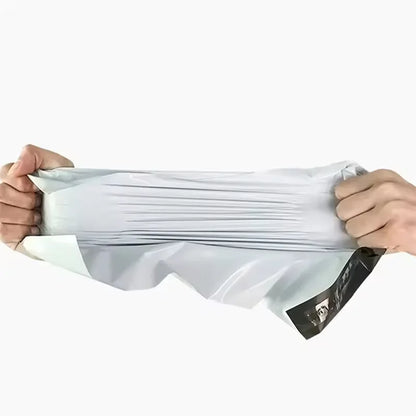 10/50/100Pcs Envelope Bag Plastic Express Envelope Storage Bag Gray White Mailing Bag Self Adhesive Sealed Express Bag