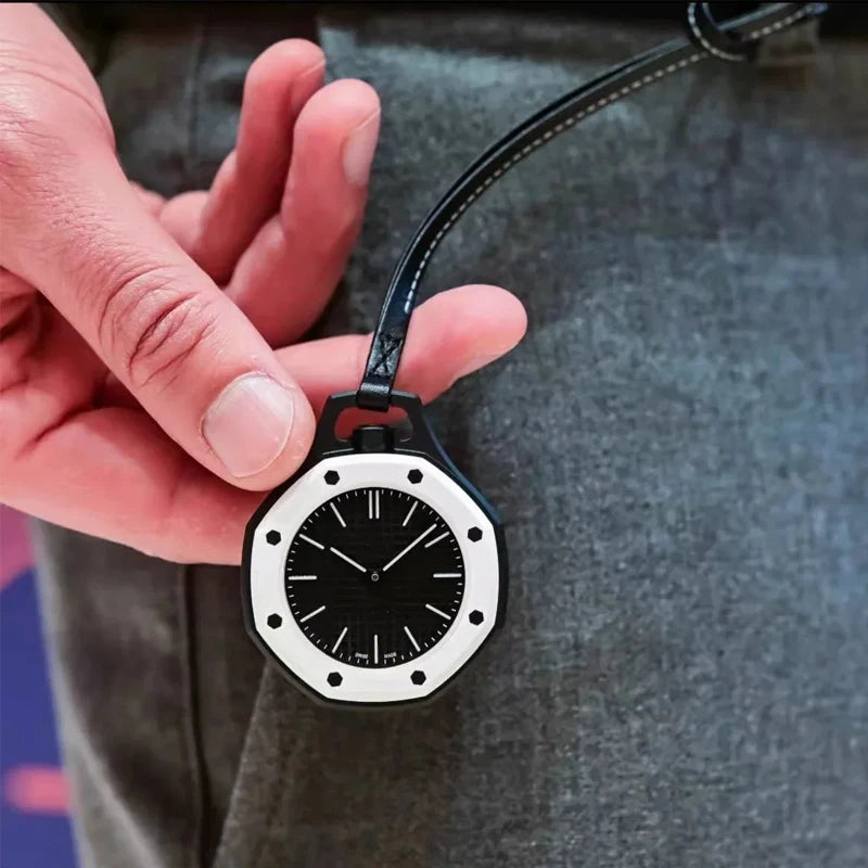 2026 New Hot Pocket Watch Octagonal Pop Style Neck Quartz Movement Candy Color Quartz Watch Color Niche Personality Removable