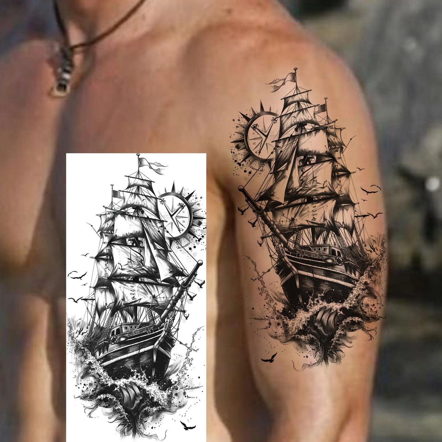 1 Sheet Bless Belief Faith Engraved Temporary Tattoos Family Love Tatoos Waterproof Realistic Fake Tattoo Stickers Long Lasti